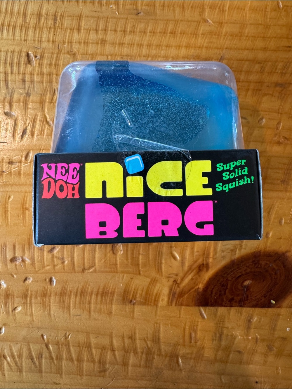 Nee Doh Nice Berg XL Super Solid Squish - Blue
